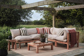 Kobbari Jute & Cotton Cushion Cover - Rust - Stable Home Garden