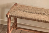 Amhara Acacia & Jute Woven Bench - Stable Home Garden