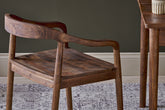 Anbu Acacia Dining Chair - Washed Walnut - Stable Home Garden