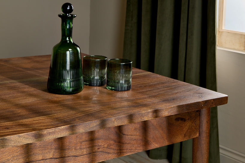 Anbu Acacia Dining Table - Washed Walnut - Large - Stable Home Garden