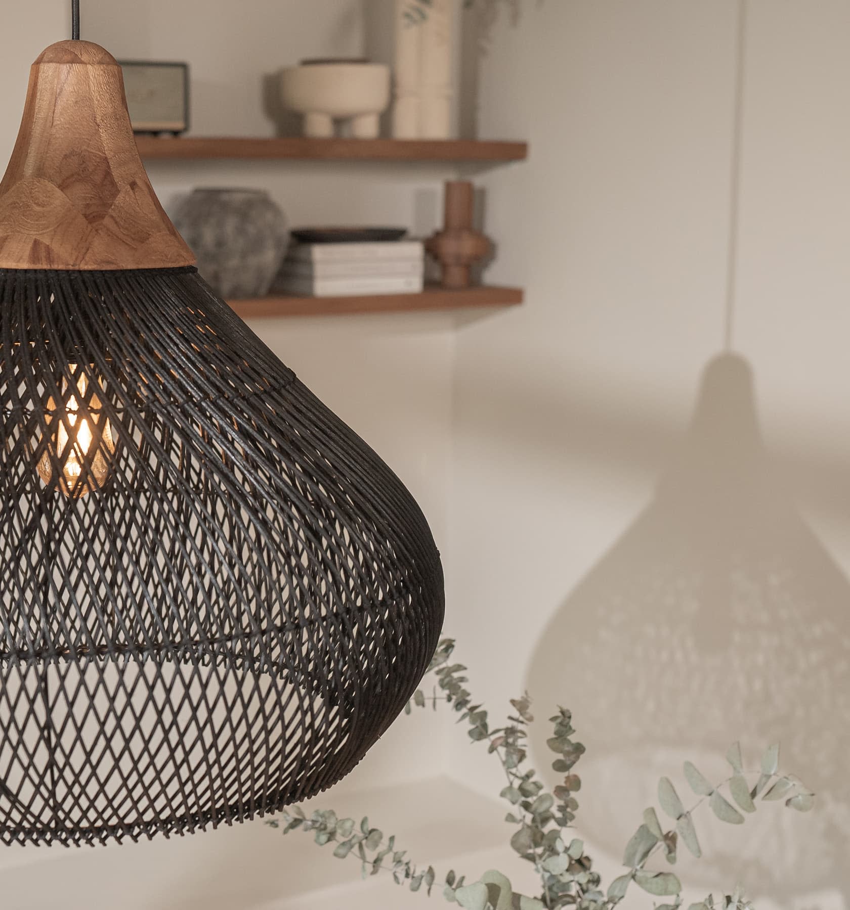 Bright Bell Lamp Charcoal - Stable Home Garden