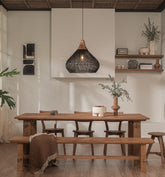 Bright Bell Lamp Charcoal - Stable Home Garden