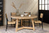 Indali Mango Wood Round Dining Table - Large - Stable Home Garden