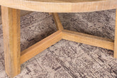 Indali Mango Wood Round Dining Table - Large - Stable Home Garden