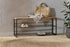 Kiyoma Iron & Wood Low Standing Shelves - Natural - Stable Home Garden