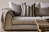 Kobbari Jute & Cotton Cushion Cover - Moss Green - Stable Home Garden