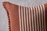 Kuma Jute & Cotton Cushion Cover- Rust - Stable Home Garden