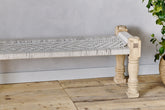 Kutumba Woven Indian Bench - Natural - Stable Home Garden