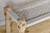 Kutumba Woven Indian Bench - Natural - Stable Home Garden