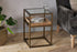 Luzon Iron & Mango Wood Display Side Table - Brass - Stable Home Garden