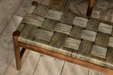 Raunak Acacia Woven Bench - Washed Walnut - Small - Stable Home Garden