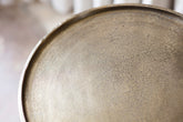 Rohia Cast Metal Table - Brass - Stable Home Garden