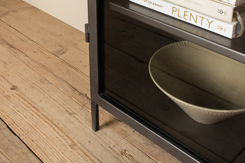 Takua Iron Cabinet - Wide - Stable Home Garden