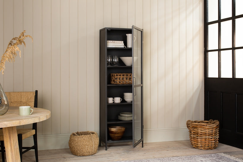 Takua Iron Cabinet - Narrow - Stable Home Garden