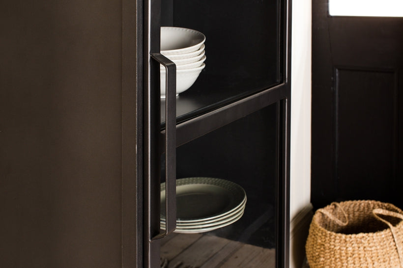 Takua Iron Cabinet - Narrow - Stable Home Garden