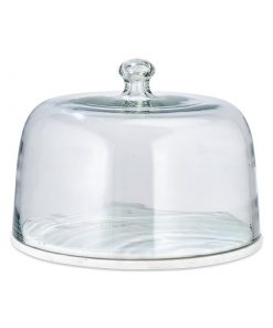 Duru Marble Cake Dome Marble & Glass - Stable Home Garden