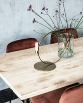 Slated dining table - Nature - Stable Home Garden