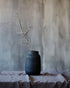 Groove vase short - Black - Stable Home Garden