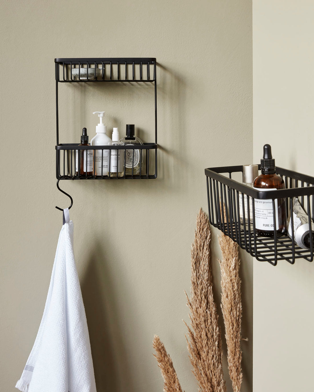 Bath basket - Black - Stable Home Garden