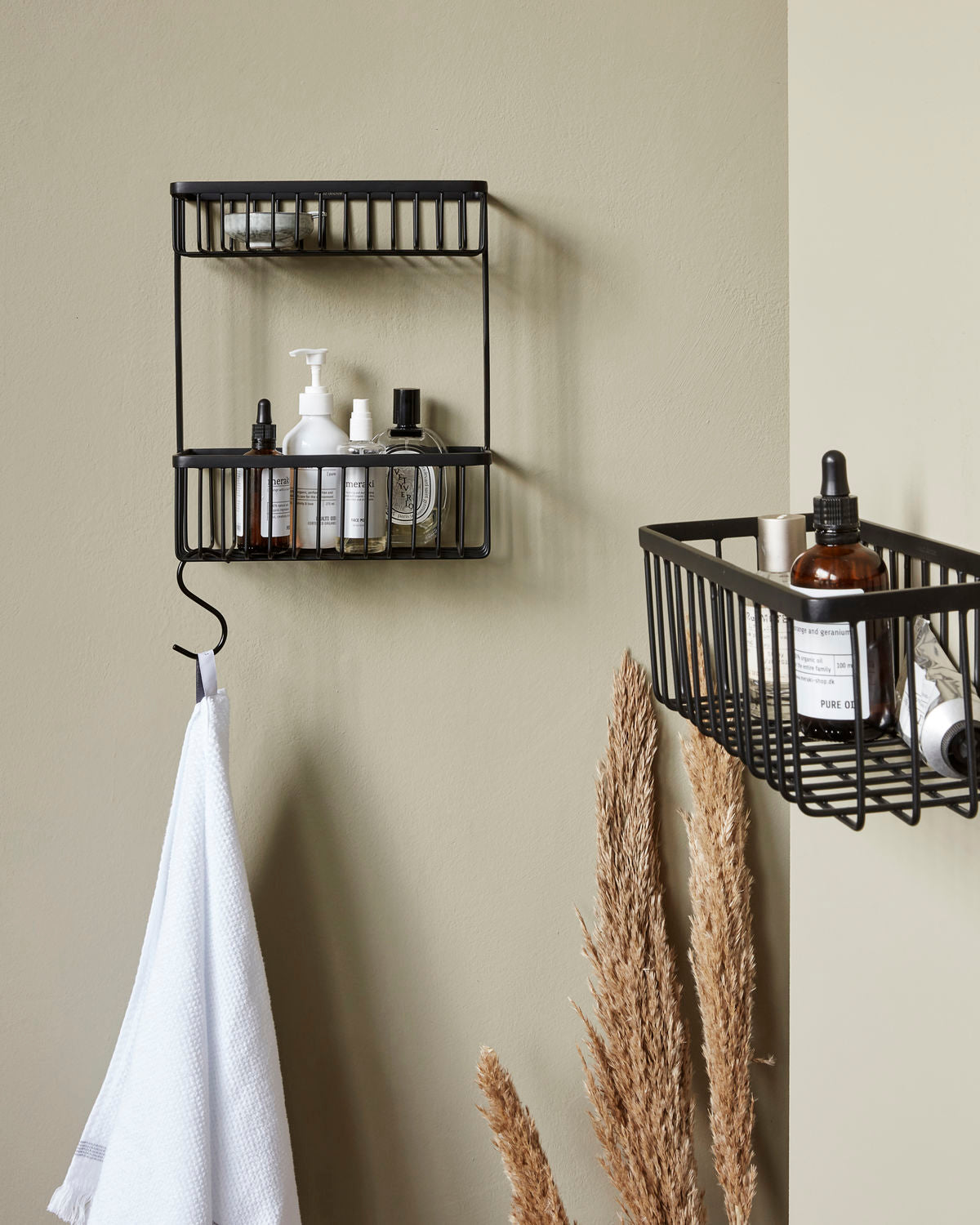 Bath basket - Black - Stable Home Garden