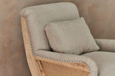 Abe Linen Armchair - Stone - Stable Home Garden