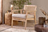 Atri Mango Wood & Cane Occasional Chair - Stable Home Garden