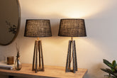 Argoal Hammered Metal Table Lamp - Bronze - Stable Home Garden