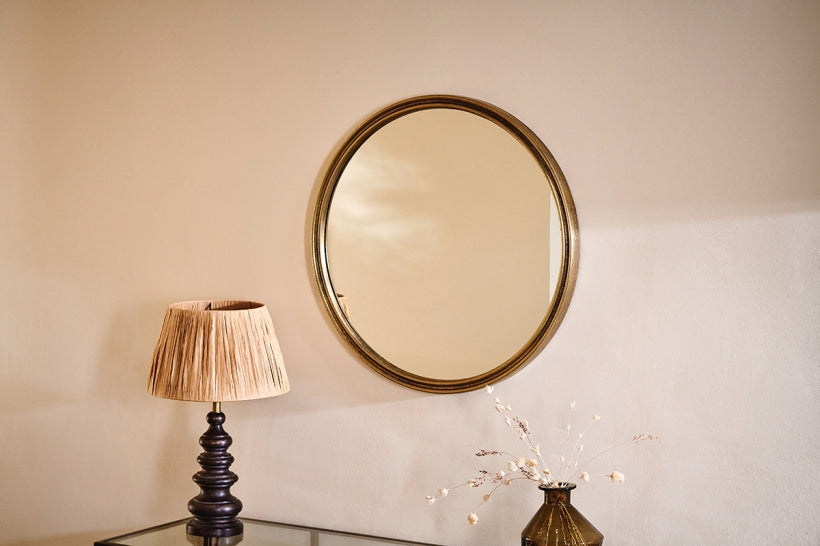 Almora Round Mirror - Small - Stable Home Garden