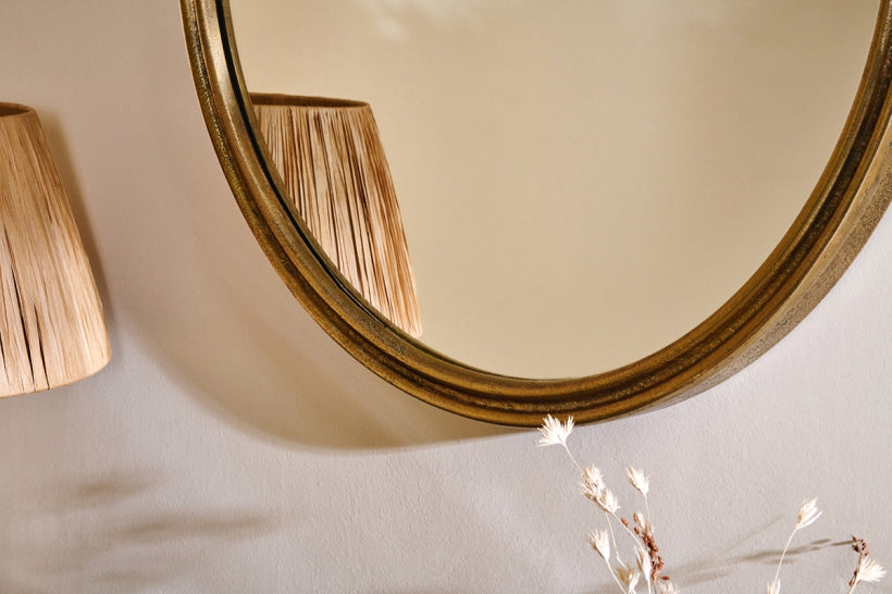 Almora Round Mirror - Small - Stable Home Garden