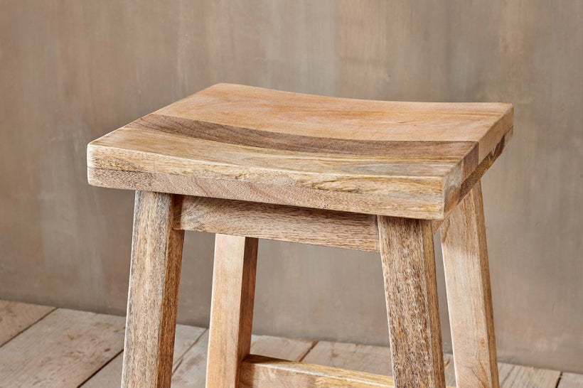 Ambi Wooden Stool - Stable Home Garden