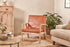 Bolpur Leather Armchair - Stable Home Garden