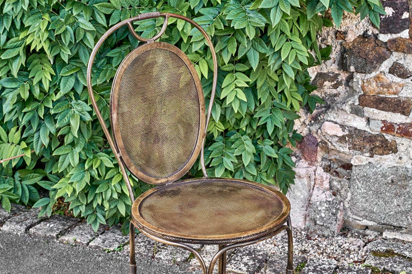Parwaha Iron Bistro Chair - Stable Home Garden