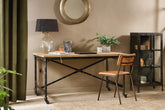 Benia Iron & Reclaimed Wood Desk - Stable Home Garden