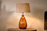 Baba Glass Lamp - Burnt Amber - Small Tall - Stable Home Garden