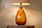 Baba Glass Lamp - Burnt Amber - Large Tall - Stable Home Garden