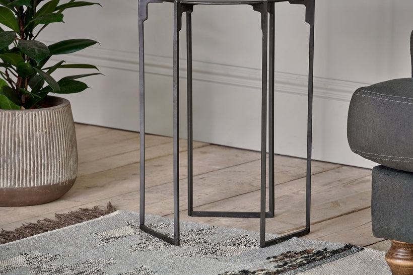 Batang Iron Side Table - Stable Home Garden