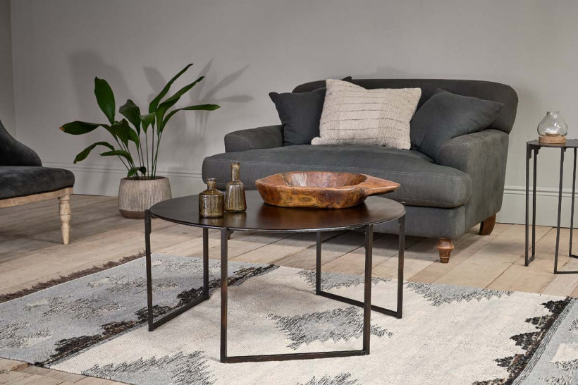 Batang Iron Coffee Table - Stable Home Garden