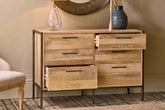Dasai Mango Wood Chest of Drawers - Stable Home Garden