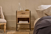 Dasai Mango Wood Bedside Table - Stable Home Garden