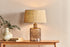 Edina Recycled Glass Table Lamp - Smoke Brown - Small - Stable Home Garden