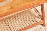 Erabar Acacia & Cane Coffee Table - Stable Home Garden