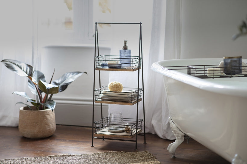 Indore Mango Wood Caddy - Stable Home Garden