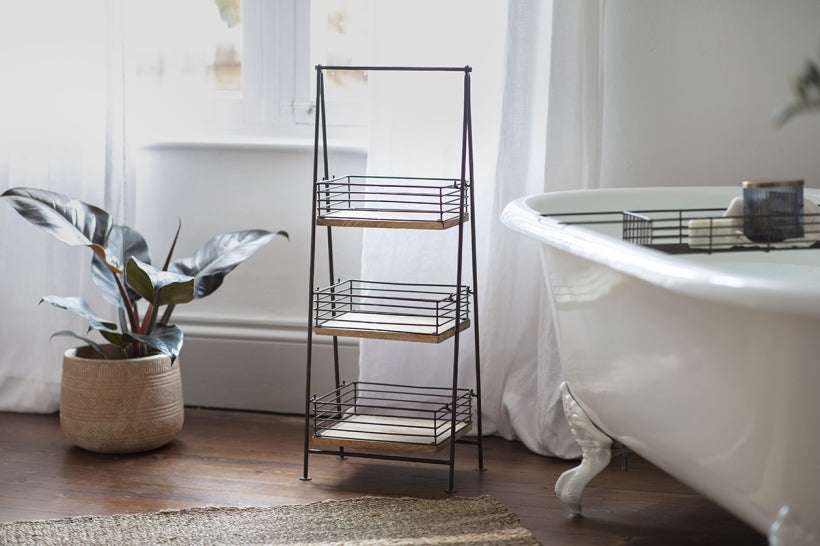 Indore Mango Wood Caddy - Stable Home Garden