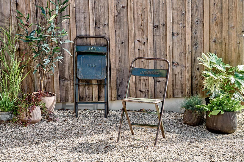 Ishan Reclaimed Folding Chair - Stable Home Garden