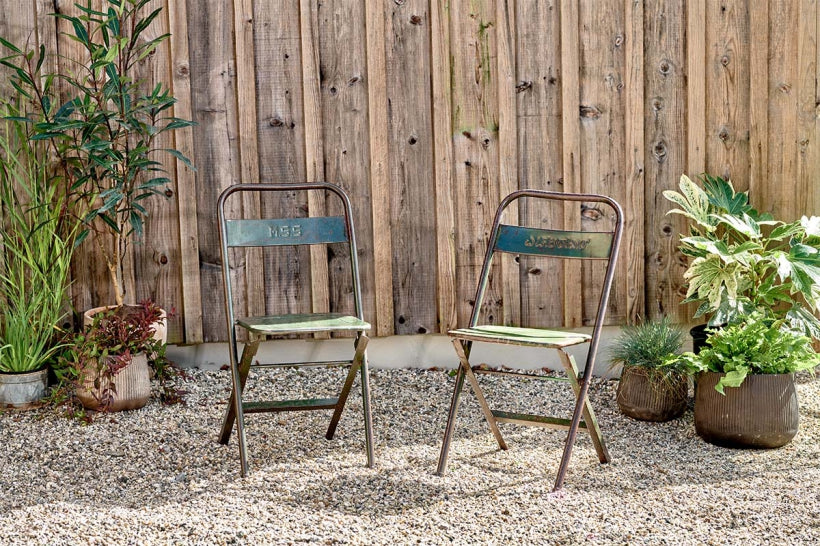 Ishan Reclaimed Folding Chair - Stable Home Garden
