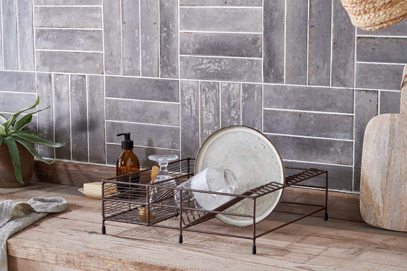 Inkollu Low Dish Rack - Stable Home Garden