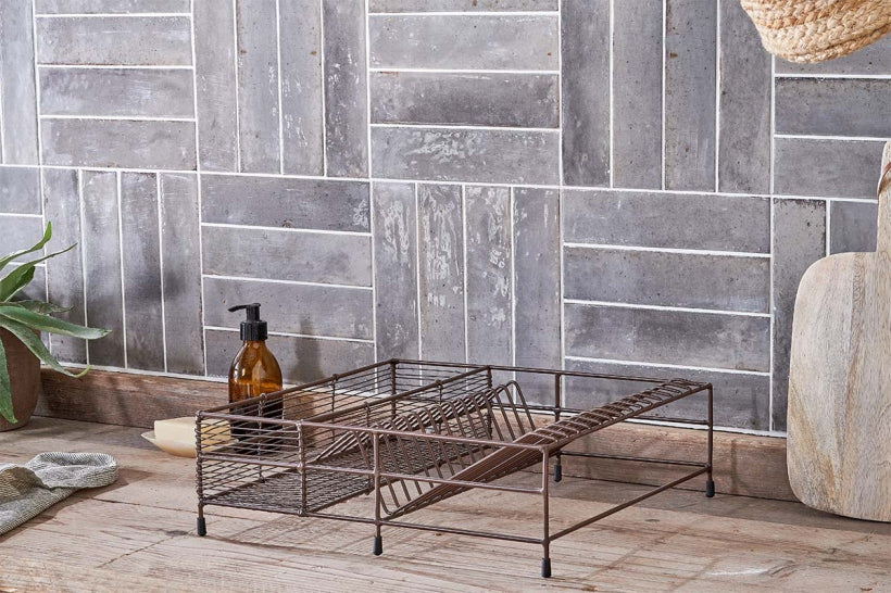Inkollu Low Dish Rack - Stable Home Garden