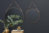 Kiko Round Mirror - Brass - Stable Home Garden