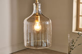 Kalsi Recycled Glass Pendant Light - Lustre - Large - Stable Home Garden
