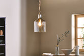 Kalsi Recycled Glass Pendant Light - Lustre - Small - Stable Home Garden